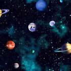 Fond d'écran Arthouse Cosmos Space Stars Solar Syatem Planets - Charbon de bois 668100