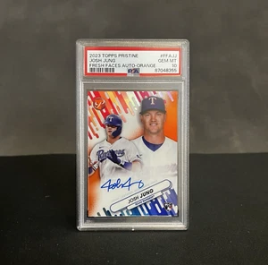 Josh Jung Rookie RC Auto/25 PSA 10 2023 Topps Impristine Fresh Faces Naranja - Imagen 1 de 2