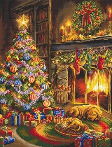 Kit Punto de Cruz Contado Letistitch Nochebuena L8106 - Imagen 1 de 3