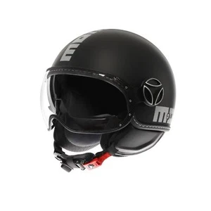 MOMO FIGHTER EVO E2206 NERO OPACO SILVER - Picture 1 of 1