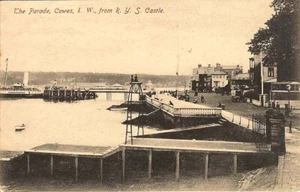 (ac16) Die Parade Cowes von RYS Castle - Isle of Wight Postkarte - Bild 1 von 2