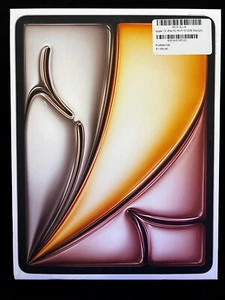 Apple iPad Air 13 inch M2 Chip Wi-Fi 512GB Starlight MV2L3LL/A NEW SEALED! - Picture 1 of 4