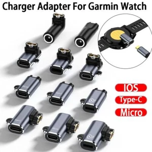 C Charger Adapter USB Female For Garmin Fenix 7 7S 7X 6 6S 6X 5 5S 5X Venu 2 2S - Photo 1 sur 16