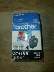 Genuine Brother Black LC41BK Ink Cartridge - Picture 1 of 1