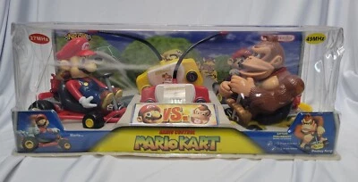 RARE Vintage Nintendo Nkok Mario Kart Donkey Kong Radio Control RC Racing Set - Image 1 of 4