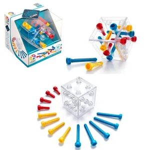 Juego de rompecabezas 3D SmartGames Criss Cross Cube - Brainteaser con 80 desafíos para - Imagen 1 de 8