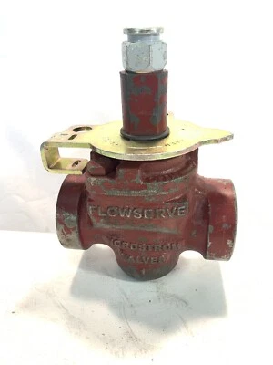Flowserve 1" FNPT Super Nordstrom Two-Bolt Cover Plug Valve 200 CWP FIGB142 - Image 1 of 3