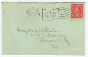 1922 Denton Texas C.I.A. Station flag cancel - Picture 1 of 1