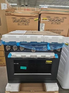 GE Café CGY366P3TD1 36" Matte Black Pro Natural Gas Range NOB #146861 MPA - Picture 1 of 9