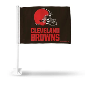 Cleveland Browns Flag Car - Picture 1 of 1