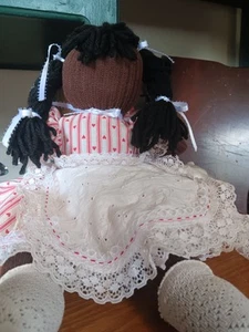 NO FACE DOLL ( HANDMADE ) Very Old... Missing An Arm - Picture 1 of 5