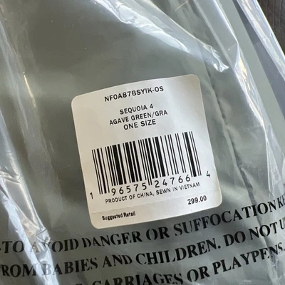 The North Face Sequoia 4 Car Camping Beach 4 Person 3 Season Tent - Agave Green - Image 1 of 4