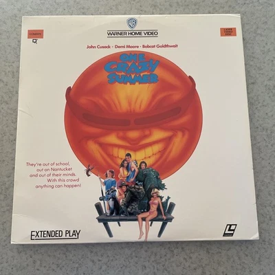 ONE CRAZY SUMMER Laserdisc LD Cult John Cusack Demi Moore Bobcat Rare OOP HTF - Imagem 1 de 4