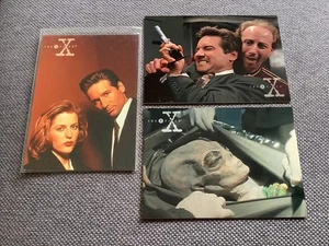THE X-FILES SEASON 3 PREMIUM TRADING PROMO CARD P1,P3,P4 1996 TOPPS - Picture 1 of 2