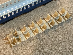 One 50' Overland Sleeper Car Interiors  Ho Scale Fits Roundhouse Coach - Picture 1 of 6