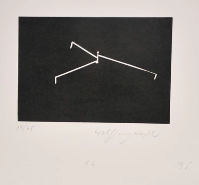 Wolfgang Nestler /Handsigniert /Linolschnitt /1995/ nur 50 Exemplare /2 - Bild 1 von 3