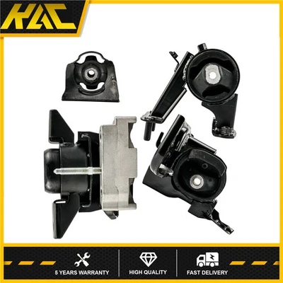 Juego de 4 piezas de montaje de transmisión de motor delantero trasero para Toyota RAV4 2,4 L 2006-2008 Foto 1 de 4