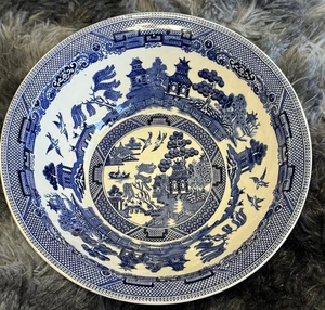 Usado en excelente estado! Plato para servir verduras JOHNSON BROS Inglaterra azul sauce China - Imagen 1 de 5
