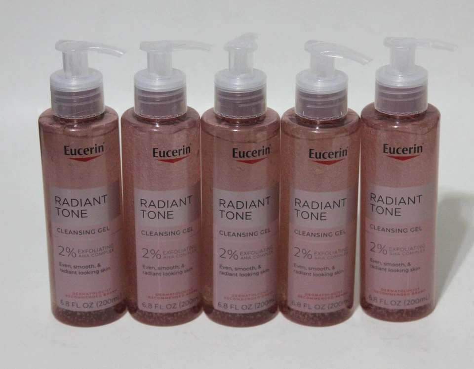Eucerin Radiant Tone Cleansing Gel Face Wash Brightening Skincare