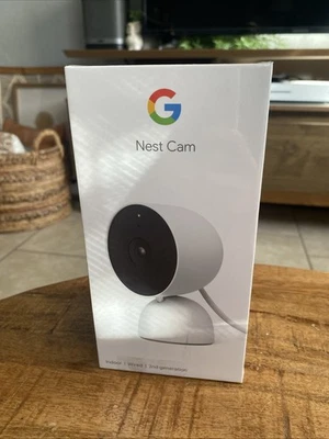 Google Nest Cam 2nd Gen Wired 1080p Indoor Home Security Camera White GJQ9T NEW - Image 1 of 4
