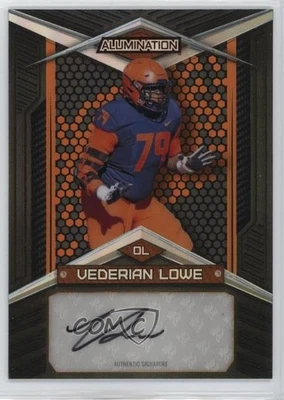 2022 Wild Card Alumination Pro-Look Black Rainbow /50 Vederian Lowe #AB-86 Auto - Image 1 of 2