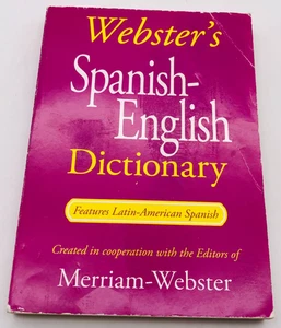 Webster's Spanish-English Dictionary Paperback 2014 - Picture 1 of 8