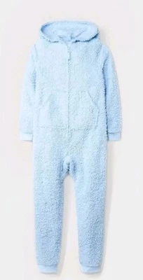 Cat & Jack One Piece Union Suit Kids' Unisex Marshmallow Fleece Size M (8) - Image 1 of 2