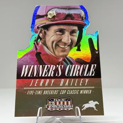 2015 Panini Americana JERRY BAILEY Winner’s Circle #6 GOLD Die-Cut - Image 1 of 2