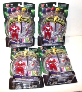 beleuchteter Dino Flyer 4 Zoll Figur Power Rangers ROT durchscheinend klar 2010 mmpr - Bild 1 von 5