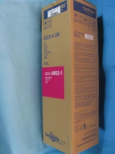 Genuine Brother GCX-4 2K 1.8L MAGENTA GCX-4M02-1 - NEW - FREE SHIPPING - Picture 1 of 1