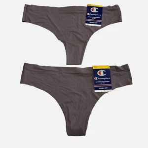 2 Champion Women's Thong Panties MEDIUM NEW Free Cut Seamless Size M - Picture 1 of 5
