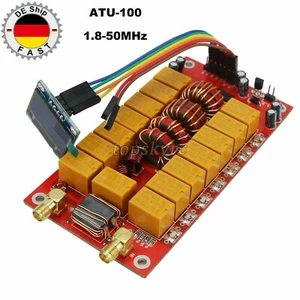 ATU-100 Automatyczna płyta tunera antenowego 1,8-50MHz 100W 0,96" OLED Ulepszona 3,2 tEU - Zdjęcie 1 z 9