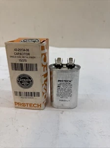 OEM Rheem Ruud Protech Oval Run Capacitor 15 uf 370 VAC 43-100496-41 43-20847-16 - Picture 1 of 3