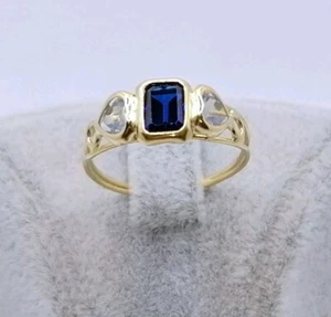 Ring Gold 750er Damenring mit Spinell Edelsteinen 18kt Goldring - Damenring - Bild 1 von 12