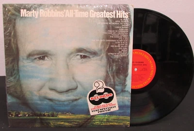 Marty Robbins All-Time Greatest Hits 2 x Vinyl LP Columbia records CG 31361 1972 - Image 1 of 2