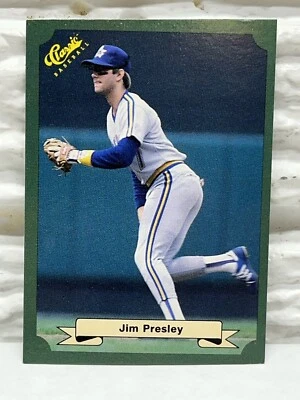 1987 Classic Baseball Board Game #48 Jim Presley Baseball Card Seattle Mariners - Image 1 of 2