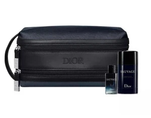 Christian Dior Sauvage Travel Set Eau de Parfum,Deodorant Stick,Dior Dopp Kit - Picture 1 of 3