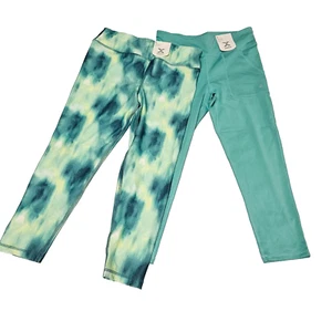 Xersion Teen Capri Leggings Size L Set of Two Quick-Dri - Picture 1 of 11