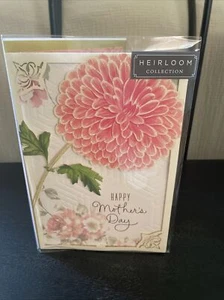 New 2022 HALLMARK Heirloom Collection Exquisite Detail Mother’s Day Card Floral - Picture 1 of 12