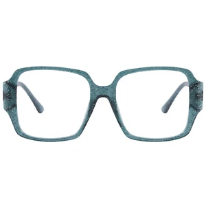 Gafas cuadradas grandes para mujer marco de plástico de gran tamaño brillantes gafas - Imagen 1 de 38