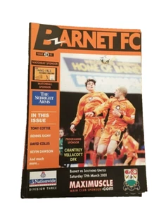 BARNET V SOUTHEND UNITED - DIVISION THREE - 17/3/2001 - Picture 1 of 1