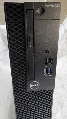 DELL OPTIPLEX 3050 SFF i5-7500 8GB 256GB SSD 500GB HDD - Windows 10 Pro - Image 1 of 4