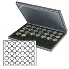 Lindner 2364-2537CE Case for Coins Nera M With Stencil IN Co
