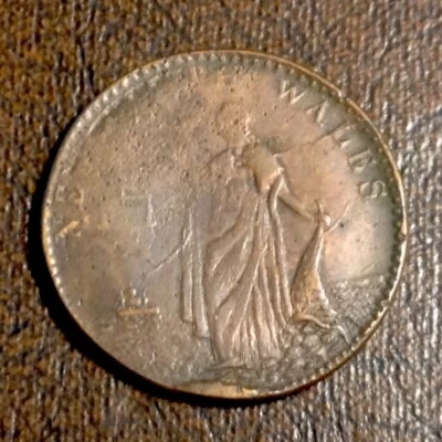 ~ Australia Circa 1860 One Penny Token Advance Australia Whitty & Brown A 630 - Image 1 of 2