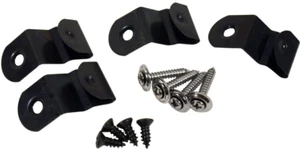 Corvette 1968-1977 clips de herrajes de montaje en panel de puerta + kit de 16 piezas de tornillo NUEVO - Imagen 1 de 3