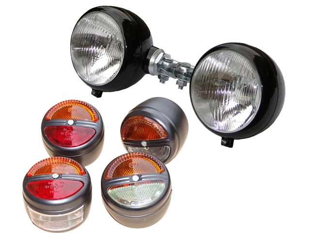 Faro principal + luces intermitentes para tractor Deutz D15 D25 D30 D40 D50 D55 - Imagen 1 de 1