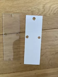 Paar passende Distanzplatten vorgebohrt Marker Comp Bindungen Farbe wählbar - Bild 1 von 1