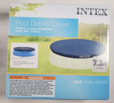 Intex Easy Set Above Ground Round Swimming Pool Debris Cover 8 FT Pool 28020E - Image 1 of 3