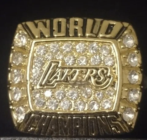 KOBE BRYANT LAKERS 2000 NBA FINALS CHAMPIONSHIP RING SIZE 10.5 w/BLACK RING BOX Cover