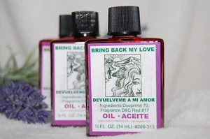 Bring Back My Love Magickal Oil (1) 4DRMs Return To Me, Love, Santeria, Hoodoo,  - Picture 1 of 3